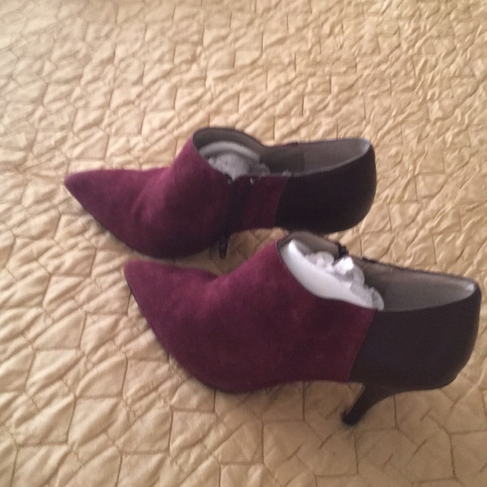 Leather/suede boots,size 7 1/2